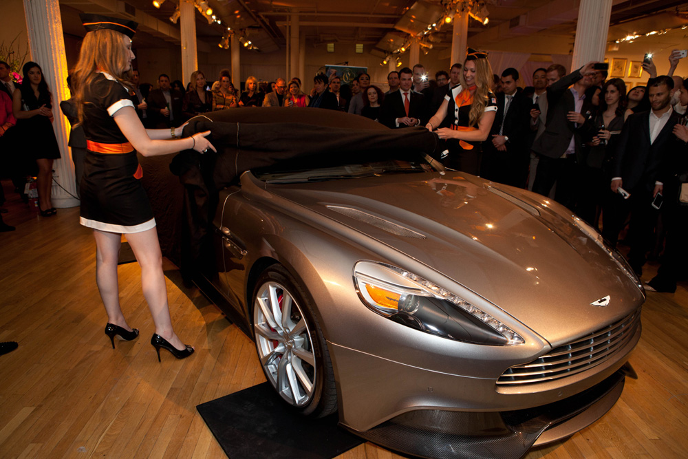 The new Vanquish was the star attraction at the 10th edition of The Luxury Review, held in New York in April