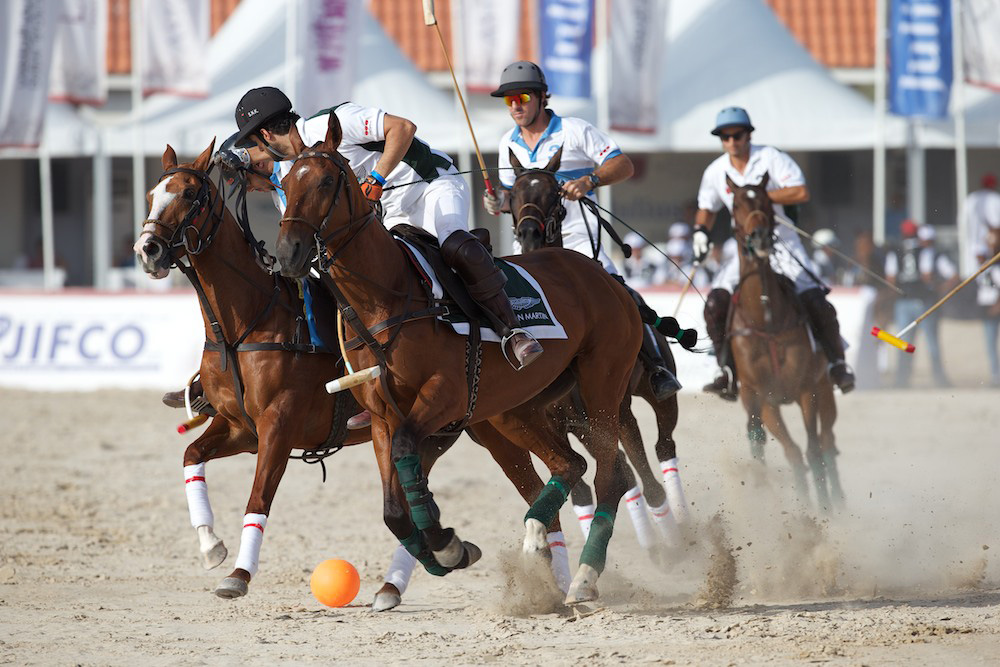 High-class action at the Dubai Julius Baer Beach Polo Cup