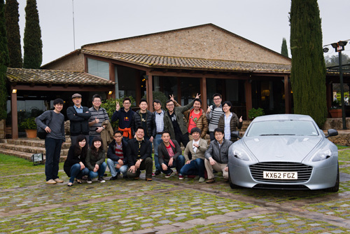 The Rapide S was presented to the global media over the course of 10 days in March in Girona, Spain