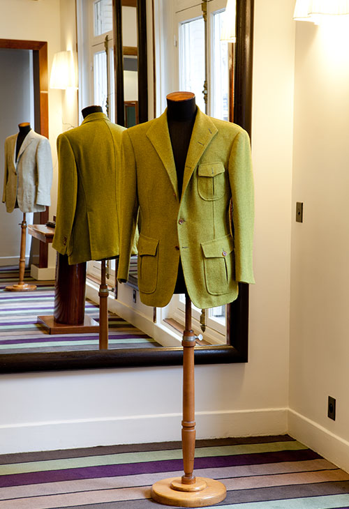 Classic bespoke cloth from Parisian tailor Lorenzo Citronelli