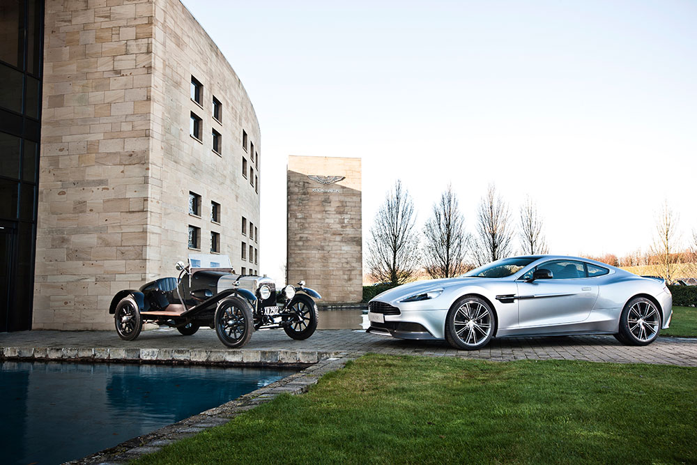 The oldest Aston Martin in existence, the A3, goes head-to-head with the new special centenary edition of the Vanquish