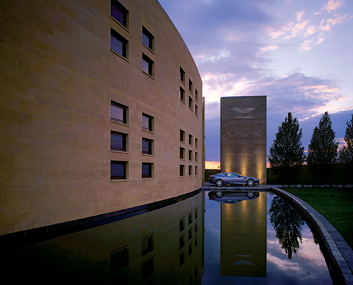 Aston Martin's global headquarters in Gaydon, Warwickshire